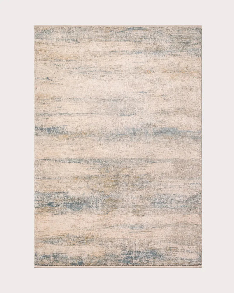 The Blue Drift bamboo silk rug
