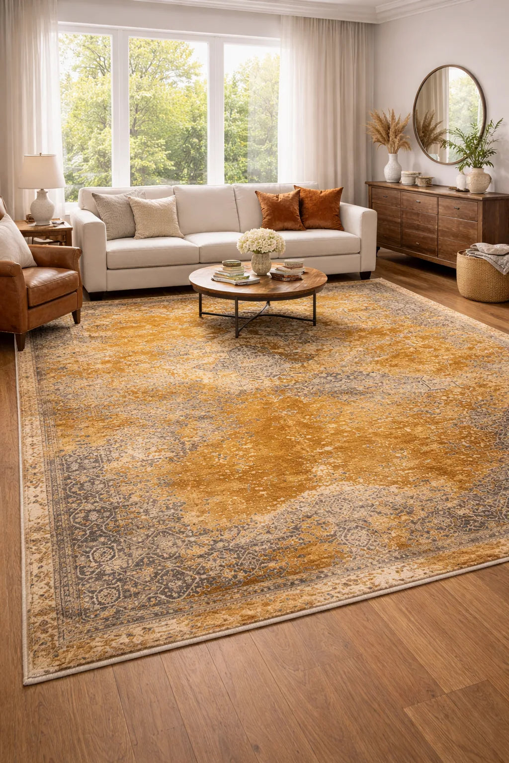 Prestige Rug in home setting