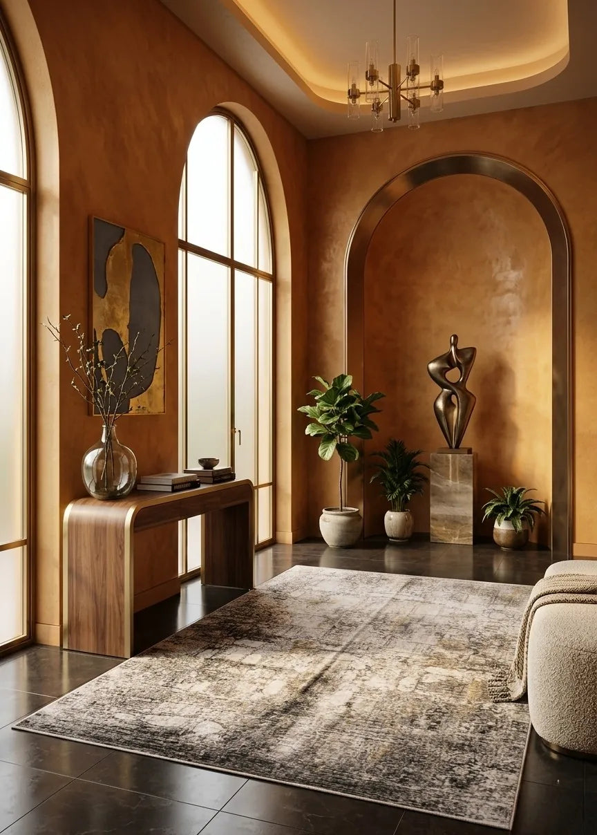 Mercury Runner styled in a hallway